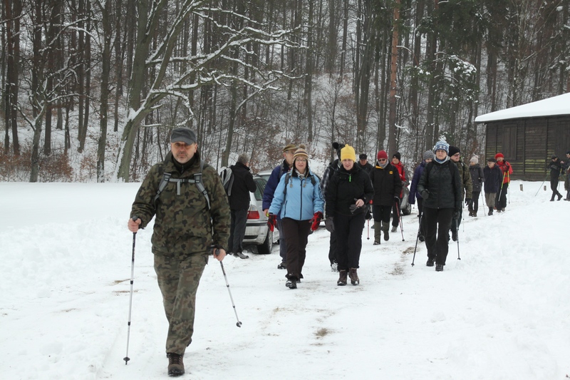 Pierwsze wycieczki poprowadził leśniczy Leszek (Fot. J. Kuczyńska)